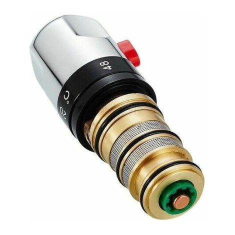 Ersatzkartusche Für Thermostatische Duscharmatur, Verchromt, Temperaturfühler Mit Messingkern Für Thermostatarmatur, Ein Stück, Lilaris