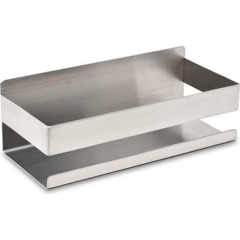 Chrom-duschregal Aus Edelstahl – Bohrlose Befestigung Mit Saugnapf – Maße 23x9x7,3cm – Rostbeständig