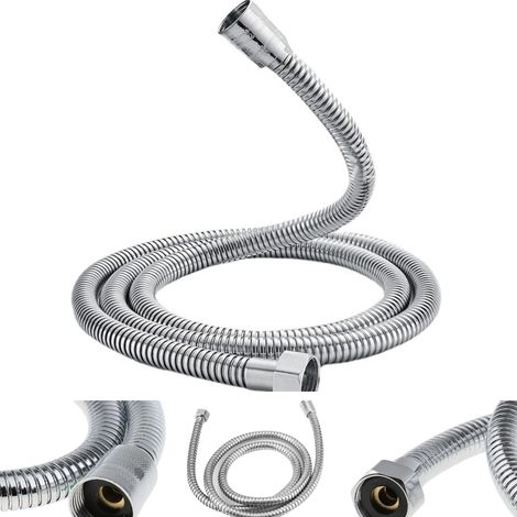 1,5 M Duschschlauch – Edelstahl Und Massivmessing – 1/2' Ips Anschluss – Hochdruck-knickschutz Für Einfache Installation
