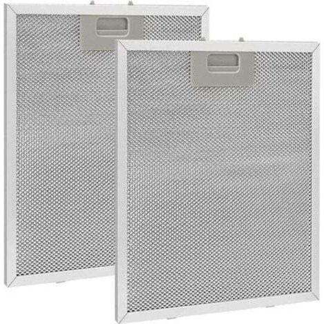 Enowelir Metall-fettfilter Für Dunstabzugshaube 320x260mm 2 Stück Küchenzubehör Aus Mesh