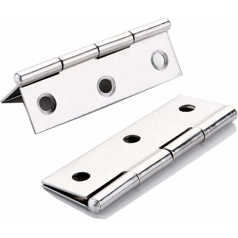 10 Stück Edelstahl Möbel Für Zuhause Türscharnier Lang 75 Mm X 50 Mm