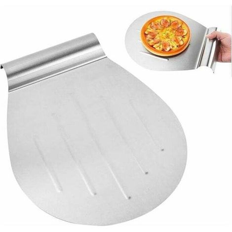 Runde Pizzaschieber Aus Edelstahl, Große Fläche Für Brot- Und Kuchenofen, Lifter