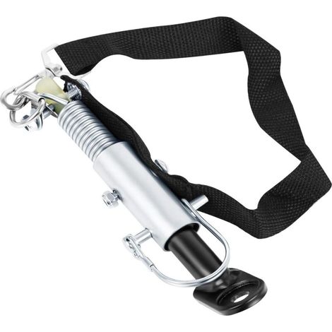 1 Stück Fahrradanhänger-kupplung, Fahrradanhänger-befestigungsverbinder, Stahl-fahrradanhänger-kupplung Mit Nylonriemen, Fahrradanhänger-adapter Für Mountainbike Und Fahrrad