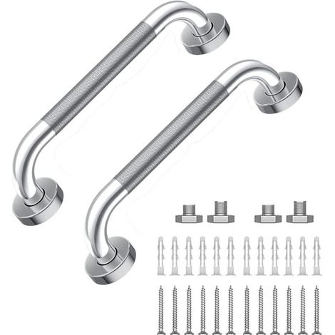 Rutschfeste 30 Cm Edelstahl-wandgriffstange Für Badezimmer - Sicherheits-griffstange Für Badezimmer