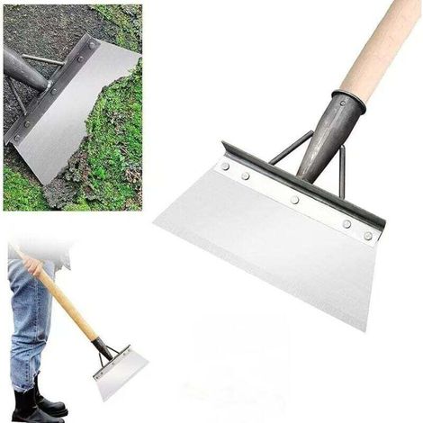 Multifunktions-reinigungsspaten, Multifunktionaler Edelstahl-reiniger, Schneepflug, Gartenkratzer Für Unkraut Und Moos, Hofentkrautungswerkzeug (30 Cm)