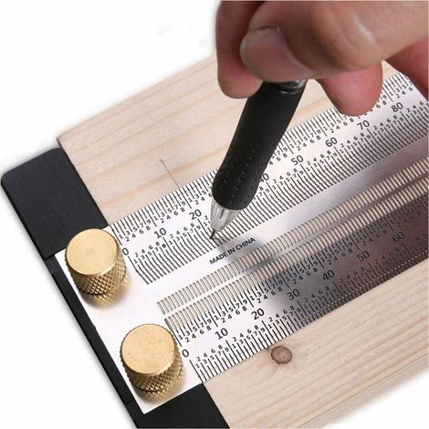 T-winkel Für Hochpräzise Holzbearbeitung, Anreißlineal Und Markierwerkzeug Für Die Schreinerei (300 Mm)