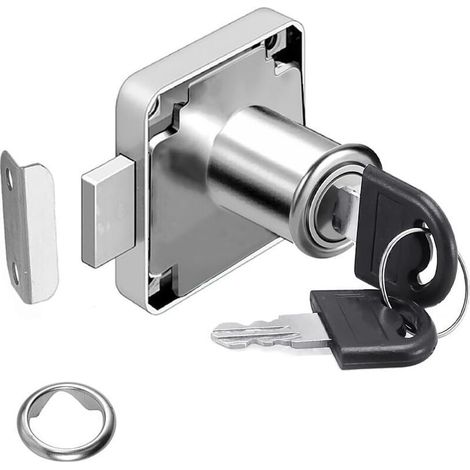 22 Mm Nockenschloss, Briefkastenschloss Schranktürschloss Sicherheitsschloss Mit Unterschiedlichem Schlüssel Für Möbel, Schrank, Briefkasten, Schublade, Schreibtisch