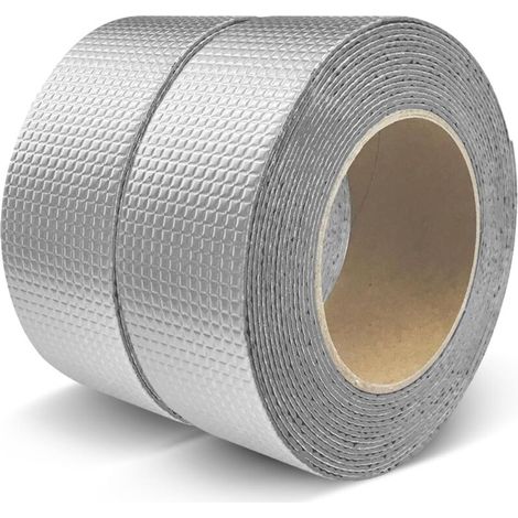 50 Mm X 5 M Butyl-dichtungsband – Aluminium, Wasserfest Für Dächer – Feuchtigkeits- Und Chemikalienbeständig