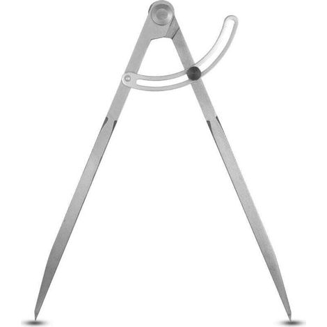 Professioneller Zirkel Mit Trockenspitzen Aus Kohlenstoffstahl, 300 Mm, Großer Durchmesser Für Zimmerleute, Schreiner, Tischler, Architekten Und Steinmetze, Industrielle Präzisions-markierlehre