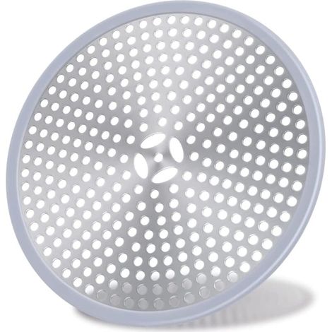Duschablauf, Haarsieb, Sieb Für Duschablauf, Duschgitter Gegen Haare, Abdeckungs-sieb Für Waschbeckenablauf, Haarfang Für Dusche Und Ablauf - Edelstahl Silber Und Silikon