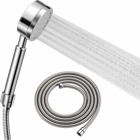 Handbrausekopf Aus 304 Edelstahl – Kalkfilter – Durchflussmenge 2,5 Gpm – 59-zoll-schlauch – Hochdruck - Sus304