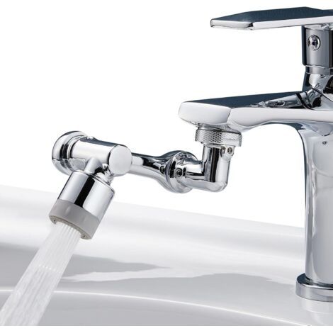 Mehrfunktionaler Drehbarer Verlängerungswasserhahn, 1080° Messing-wasserhahnverlängerung, Wassersparer Für Wasserhahnadapter, Verstellbarer Wasserhahnkopf