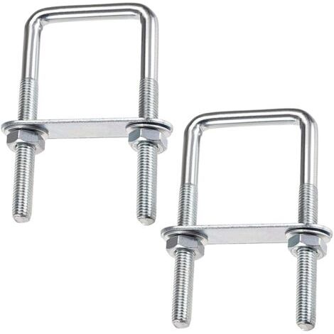 U-bolzen M8 Aus Edelstahl 304 – Abmessungen 70 X 110 Mm – 2er-pack – Robuste Befestigung Für Rohre Und Mechanische Teile