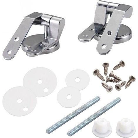Toilettensitz-scharnier, Befestigungsset Zum Ersatz Für Klapp-wc-sitze, Wc-scharnier-befestigungen, Für Toilettensitze Aus Holzharz - 2 Stück