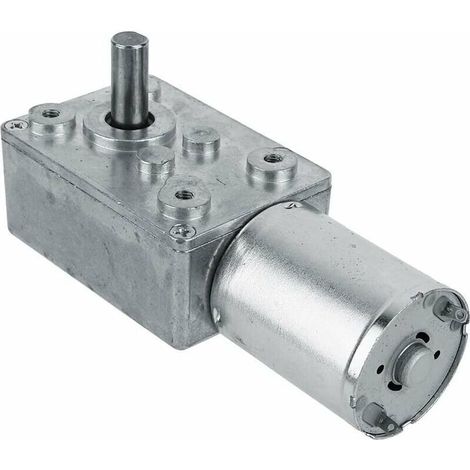 Reversierbarer Elektromotor Mit Hohem Drehmoment Und Getriebe, Schneckengetriebemotor 12v 60u/min Silber