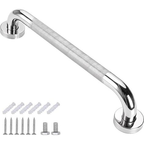 Inhhub 40 Cm Haltegriff Für Badezimmer - Rutschfest, Aus Edelstahl, Für Dusche - Mit Schrauben-inhhub
