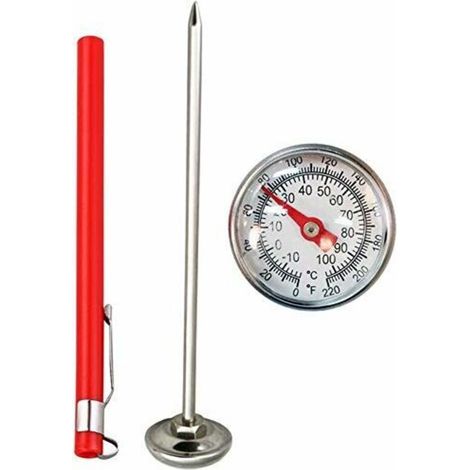 Ökologisches Bodenthermometer Zur Temperaturmessung, Aus Lebensmittelechtem Edelstahl, Wasserdicht