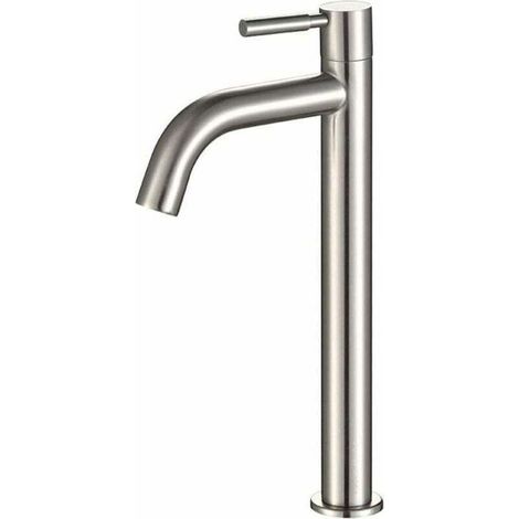 Edelstahl-waschbeckenarmatur, Einhebel, Kaltwasser - Badezimmer Waschbecken Einhebelarmatur Aus Edelstahl
