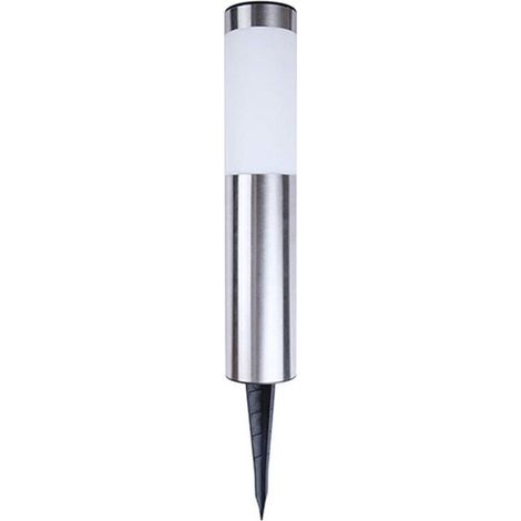 Außenleuchte Wegbeleuchtung Edelstahl-e27-lampe Für Garten, Terrasse, Vordach Und Einfahrt (silber, Mittel)