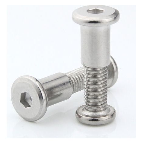 Sechskant-befestigungsschrauben, Verbindungsschrauben Für Möbel M6 X 35 Mm, Gewinde-schrankverbinder, 10 Stück