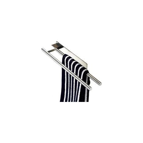 Wandhandtuchhalter 39 Cm, Doppelter Handtuchhalter Aus Edelstahl 304, Ohne Bohren, Gebürstet, Für Bad Und Küche (silber)