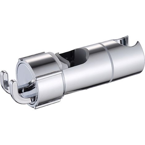 Duschstangen-cursor, Ersatz-handbrausehalter Mit Haken, Duskopfhalter Aus Abs, Einstellbarer Durchmesser 18-25 Mm