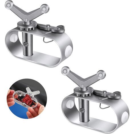 2er-set Poolabdeckungs-spanner, Wäscheleinen-spanner, Metallseil-spanner, Aluminiumlegierung-seilspanner, Metallseilspanner Zur Befestigung Von Poolabdeckungen