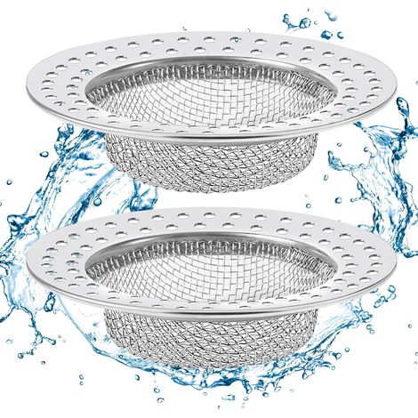 Abflussfilter, 2 Stück Küchenspülen-gitter, Edelstahl-abflussstopfen Für Die Küche, Außendurchmesser 7,8 Cm, Verstopfungsfrei