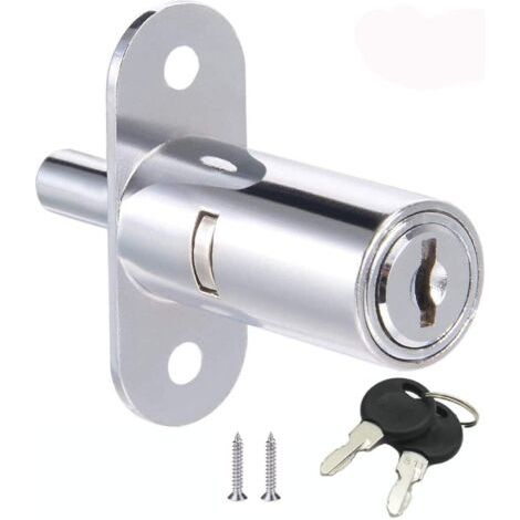 Schloss Für Schubladenschrank Aus Zinklegierung, Möbelschloss Für Schiebetüren, Für Vitrinen, Aktenordner, Schubladen, Kleiderschränke, Büros, Möbel Usw. (32 Mm)