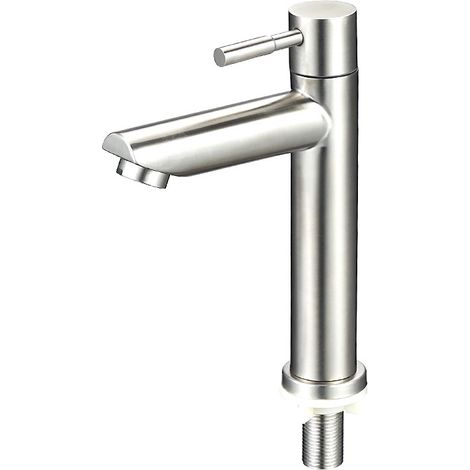 Moderner Badezimmer-wasserhahn, Waschbeckenarmatur Für Das Bad, Waschtischmischer Mit 150 Mm Auslaufhöhe, Quadratischer Einhebel-waschtischmischer, Glänzend Verchromt
