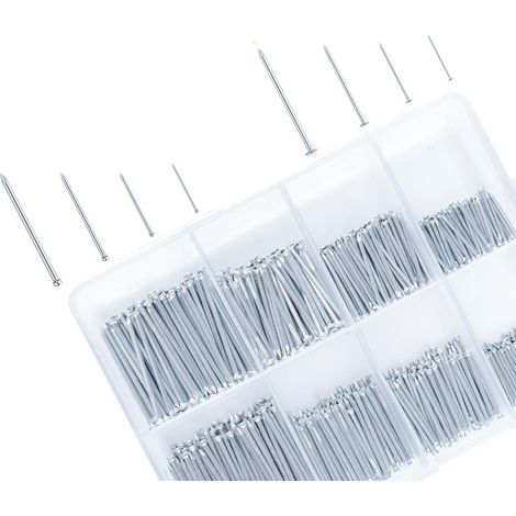 Silbernes Beschlagset, 200 Kleine Nägel, Nägel Zum Aufhängen Von Bildern, Rahmennägel.