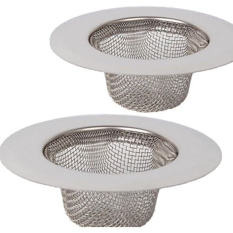 2 Stück Edelstahl-sieb, Mini-spülbecken-sieb, Abflussfilter Aus Edelstahl, Siebfilter, Filter Für Dusche, Bad Oder Küche