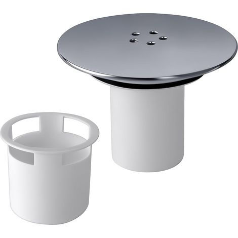 Bonde Douche 90 Mm/115mm Duschablauf, Duschsiphon, Austauschbarer Verchromter Duschablaufdeckel, Ersatz Für Duschsiphondeckel Im Badezimmer