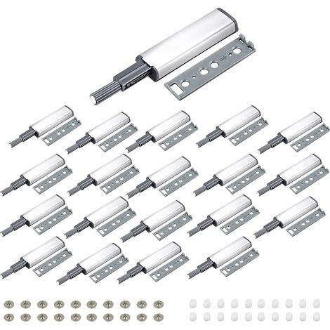 20 Stück Push-to-open Magnetische Türschnapper, Dämpfungspuffer Für Schrank Und Schublade, Drucköffner Und -schließer Für Schranktüren, Schubladen, Möbel Und Schränke