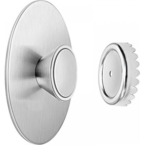 1 Magnetischer Seifenspender, Magnetischer Seifenspender, Magnetischer Seifenspender Mit Saugnapf, Magnetischer Seifenspender Aus Edelstahl, Wandmontiert