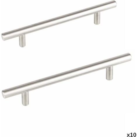 Komplettset Aus 10 Küchenmöbelgriffen, Lochabstand 160 Mm, Küchenmöbelgriffe Aus Edelstahl, Schrankgriffe, Küchentürgriffe, Möbelgriffe Für Die Küche