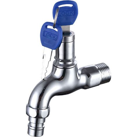 Diebstahlsicherer Außenwasserhahn, Diebstahlsicherer Messing-außenwasserhahn, Abschließbarer Gartenwasserhahn Für Waschmaschine