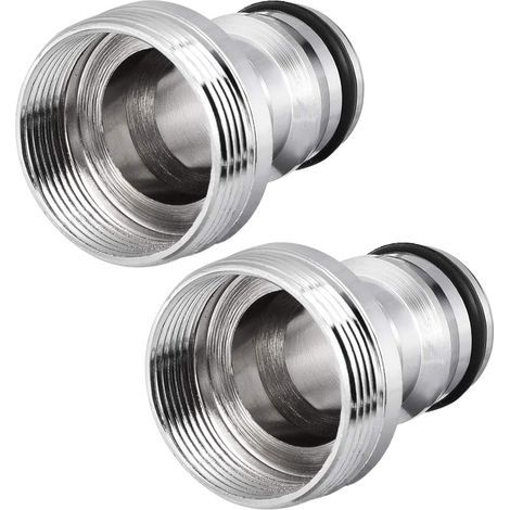 Universelle Wasserhahnanschlüsse Für Mischbatterien, 2 Stück, Schlauchadapter M24, Wasserhahn-schlauchadapter, Gartenschlauchanschluss, Messing-wasserhahnauslauf Für Gartenschläuche