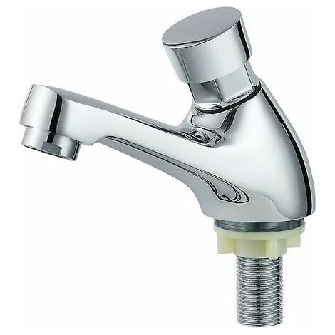 Chrom-waschtischarmatur Mit Automatischer Abschaltung, Wassersparend (1 Stück)