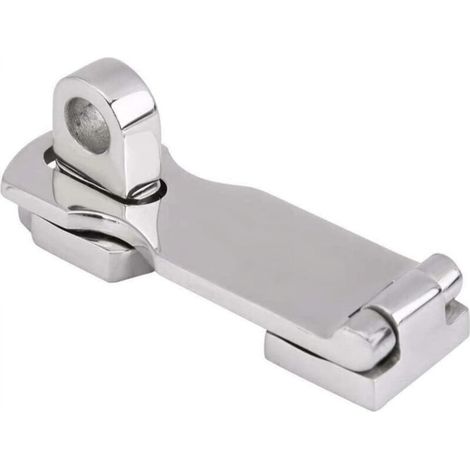 Robuster Türriegel Aus Edelstahl 316 Mit Loch Für Drehbares Vorhängeschloss, 7,6 Cm X 2,5 Cm