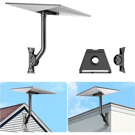 Starlink Gen 3 Halterung, 360° Verstellbares Starlink-montagekit Mit Rohradapter, Wandkompatible Starlink-halterung Für V3 Starlink Standard Dish, Starlink Dach-/wandhalterung Inklusive