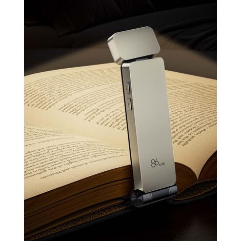 Wiederaufladbare Leselampe Für Bücher Im Bett, Ultraleichte Led-lesezeichenlampe Zum Einklemmen Mit 5 Bernsteinfarbenen Lichttönen Und Stufenlos Dimmbarer Helligkeit Für Die Nachtlektüre Für Buchliebh
