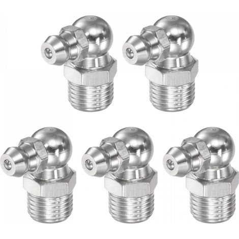 90-grad-hydraulik-schmiernippel Aus Edelstahl 201, Gewinde M10 X 1 Mm, 120 Stück