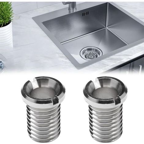 2 Schrauben Für Spülbeckenkorb, Senkkopfschrauben Für Spülbecken, Siebschrauben, Edelstahlsiebschrauben, Senkkopfschrauben Für Abflusssieb, Ventile Für Spülbecken, Abflusssiebkörbe Für Spülbecken