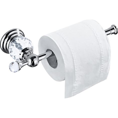 Chrom-wand-toilettenpapierhalter Aus Kristall Für Das Badezimmer