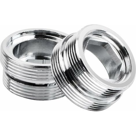 2-teiliger Wasserhahnadapter Mit Außengewinde, Metall-luftmischeranschluss Für Wasserhähne, Aluminium-wasserhahnadapter Für Die Küche, Adapter Für Wasserfilter (m20)
