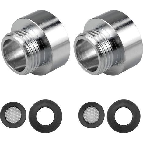 Verchromte Wasserhahnadapter 3/4" X 1/2" Für Duschschläuche Und Strahlregler.