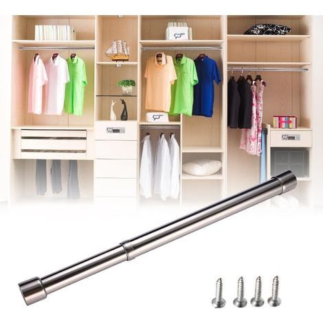 31 Bis 51 Cm Ausziehbare Kleiderstange, Kleiderstange Für Wandschrank, Kleiderstange Aus Edelstahl, Ausziehbare Kleiderstange, Passende Breite Für Garderobe