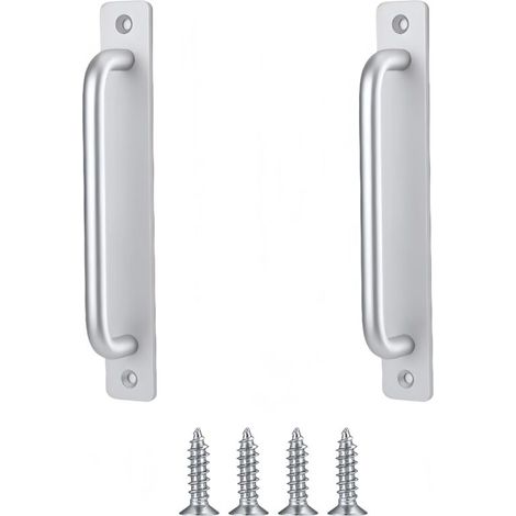 Schiebetür-griff Für Scheunentür, Scheunentürgriff, Holztür, Außengarten, Schrank (silber, 212 Mm)
