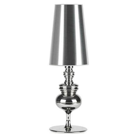 Europäischer Stil Wohnzimmer Dekorative Lampe Tischlampe Nachttischlampe Klein Silber 15x46cm
